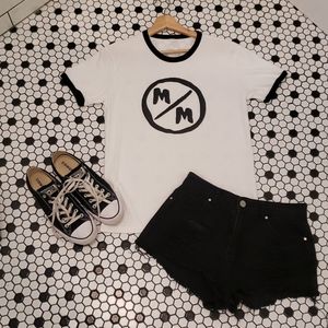 Metal Mulisha M/M  Surplus Tee White w/ Black